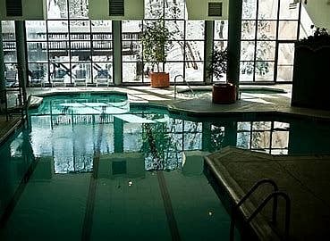 Large warm water indoor pool.