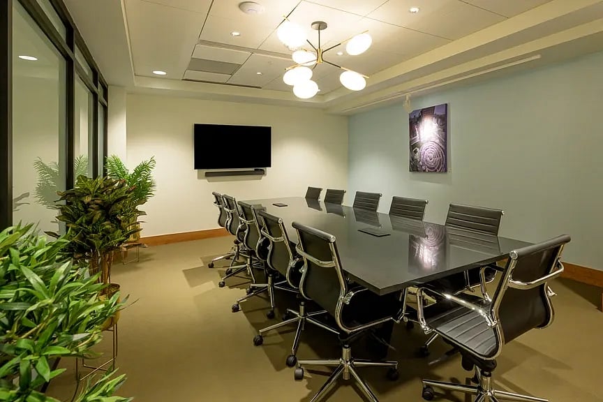 Free business conference area.