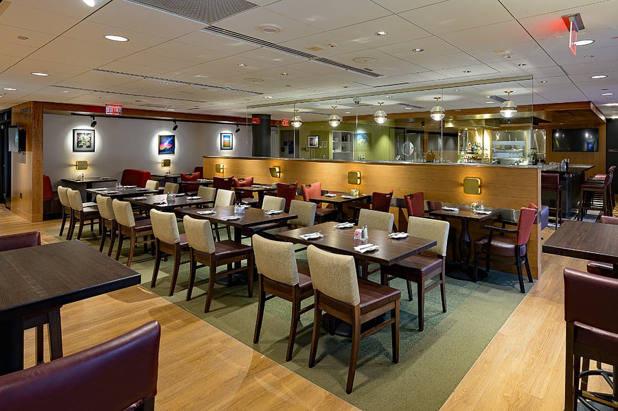 The bar has weekly happy hours too. Fun place to entertain or mingle with other tenants.