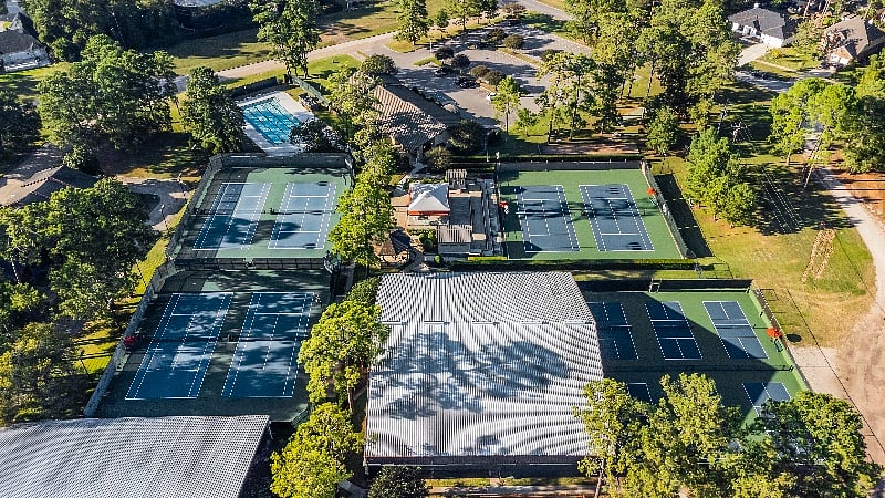 Tennis & Pickle Ball center with lap pool