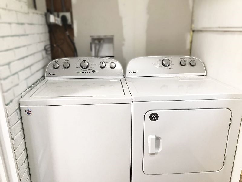 washer and dryer in your unit