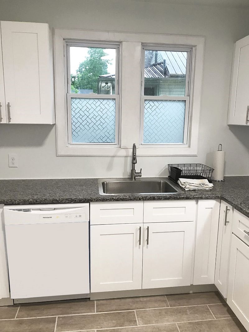 Kitchen with new appliances and granite countertop