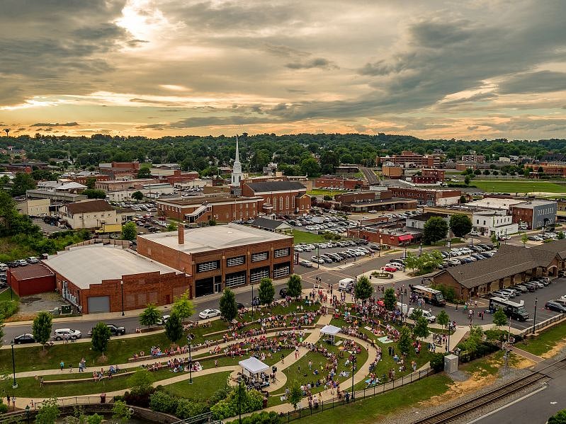 Downtown Johnson City is full of restaurants, pubs and shops.