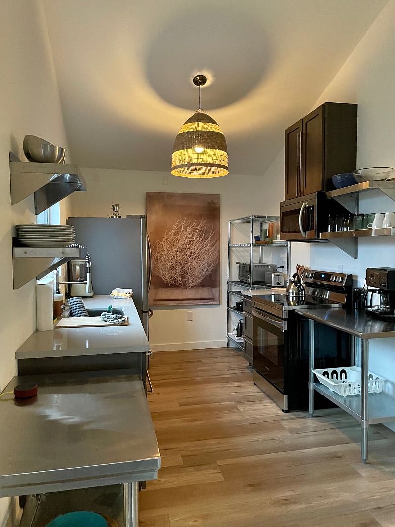 Brand new open plan kitchen