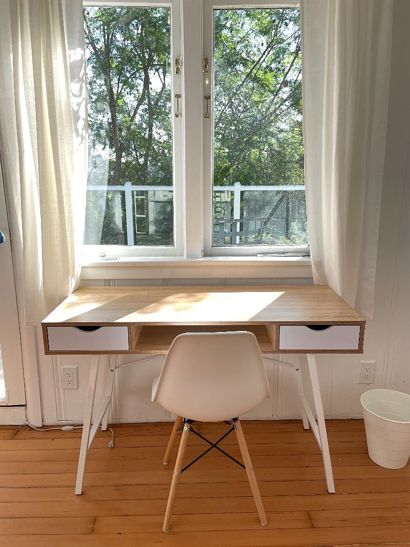Bright, airy workspace