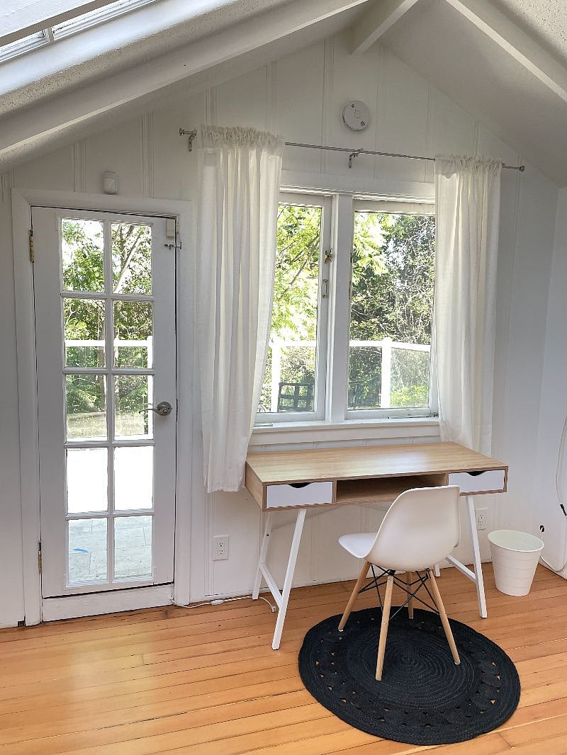 Bright, airy workspace.
