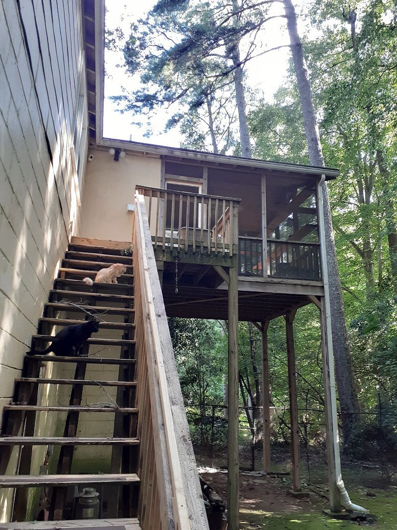 Patio is a shared area.
