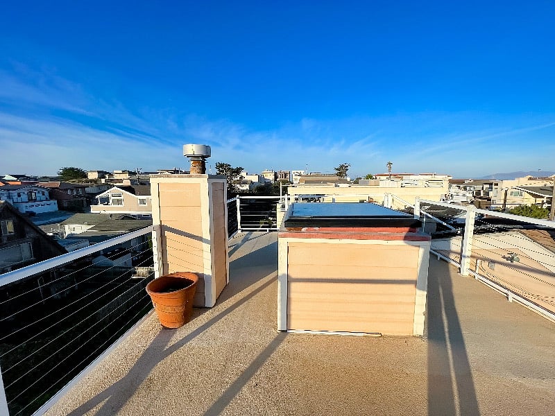 Rooftop deck. 