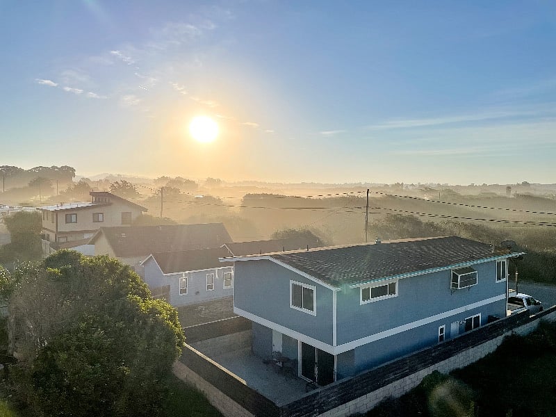 Views from the rooftop deck.