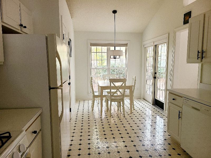 View of kitchen from hallway