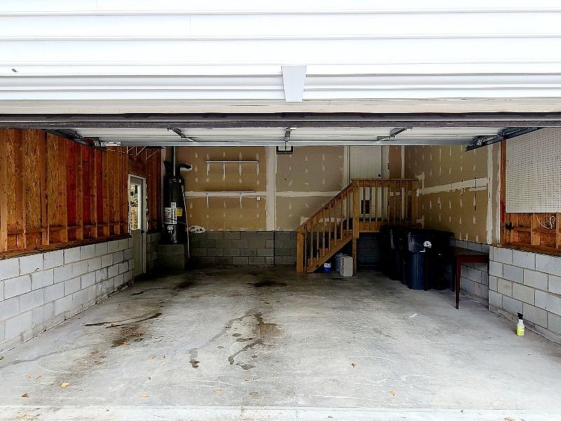 Spacious 2 car garage.