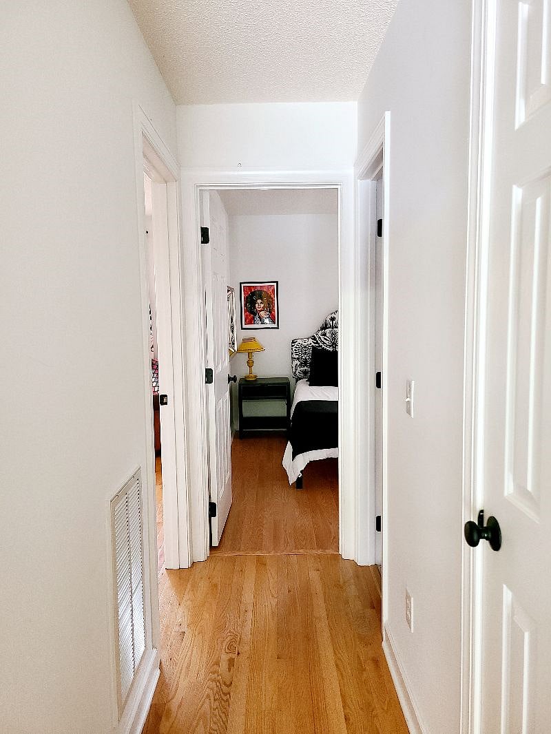 Hallway leading to bedrooms