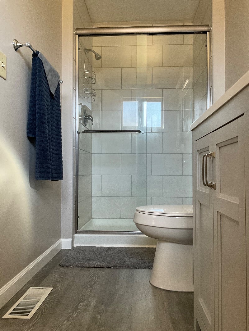 Master shower