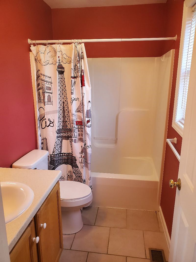 The private master bathroom