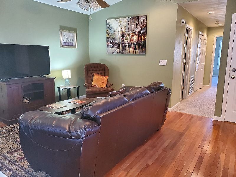 Step through the front door into your expansive living room!