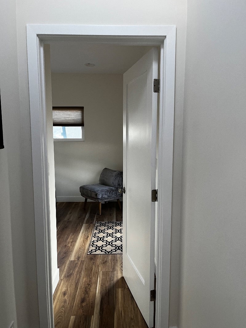 Entering Bedroom 1 has French doors to patio.