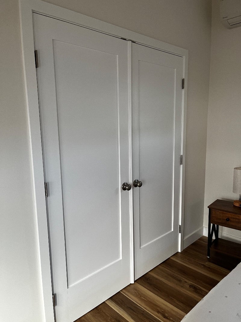 Plenty of closet space.
