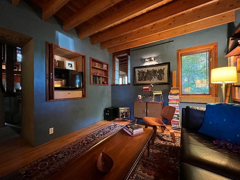Library with TV