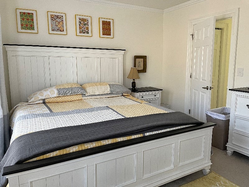 master bedroom with king size Nectar mattress