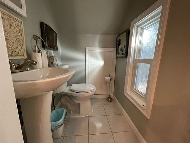 first floor half bath