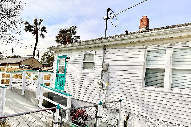 ADA Ramp with Entrance to the Kitchen 