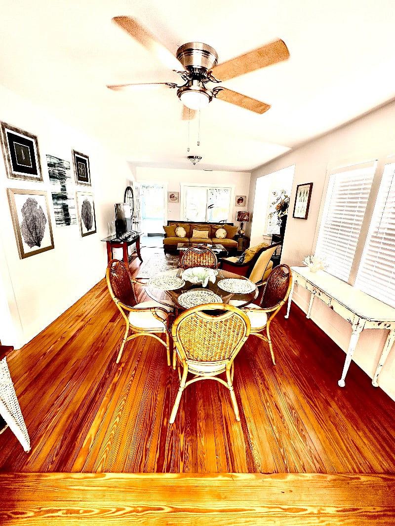 Dining Room to Living Room view 
