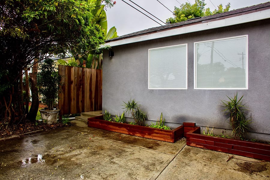 Your parking spot right in front of your unit and 5 steps to your door.
