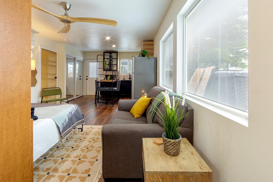 View from entrance of unit.