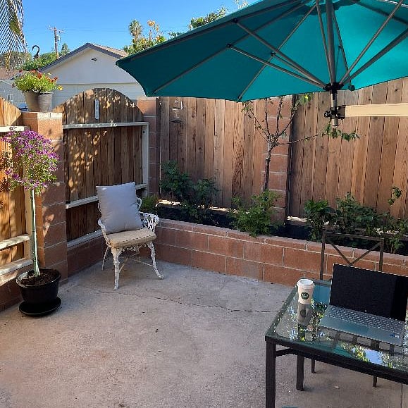 Great back patio
