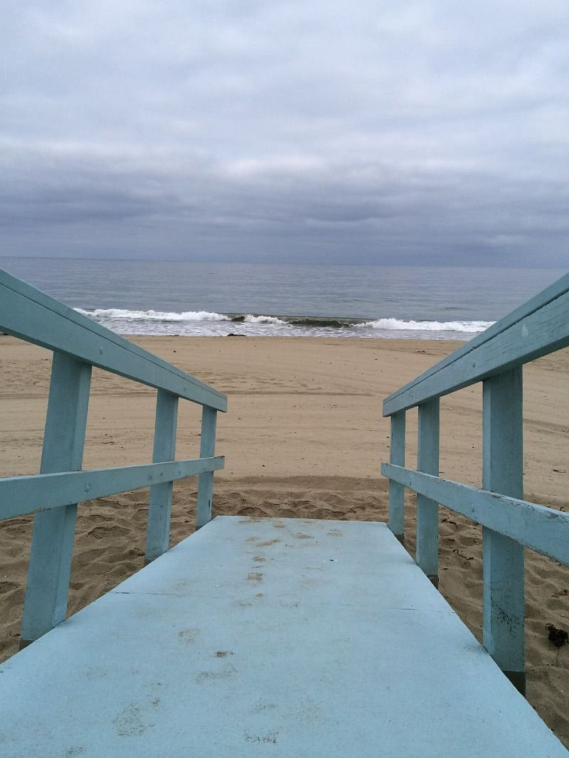 View from lifeguard tower Torrance Beach