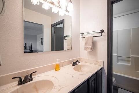 In-suite master bathroom