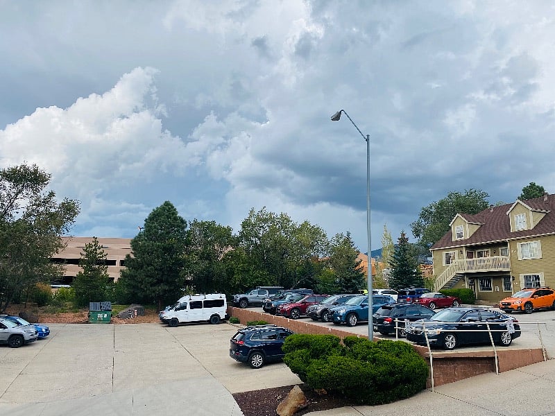 View of Flagstaff Medical Center from Front Deck