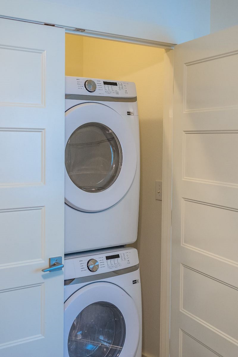 Full sized washer and dryer