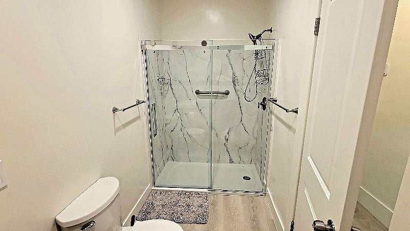 Hall bathroom shower