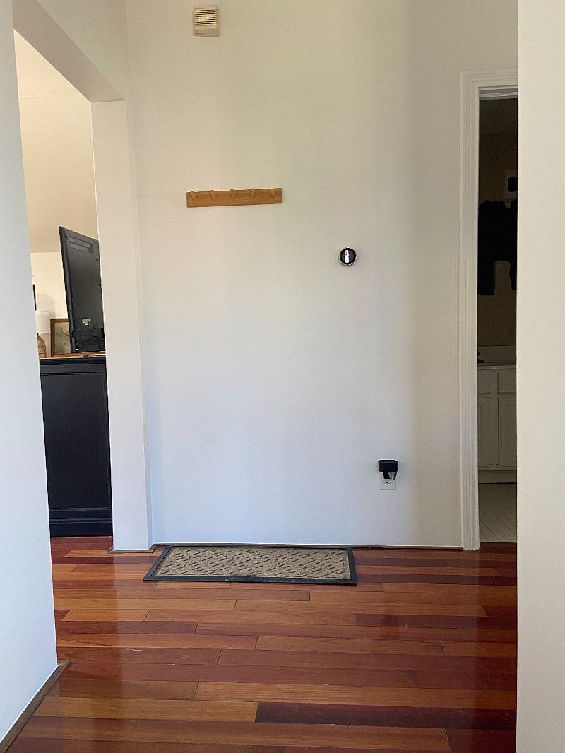 entryway at top of the stairs