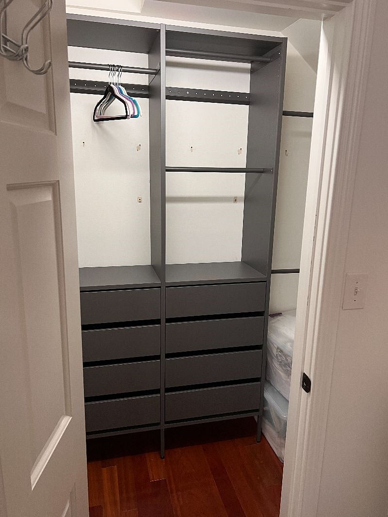 bedroom walk-in closet