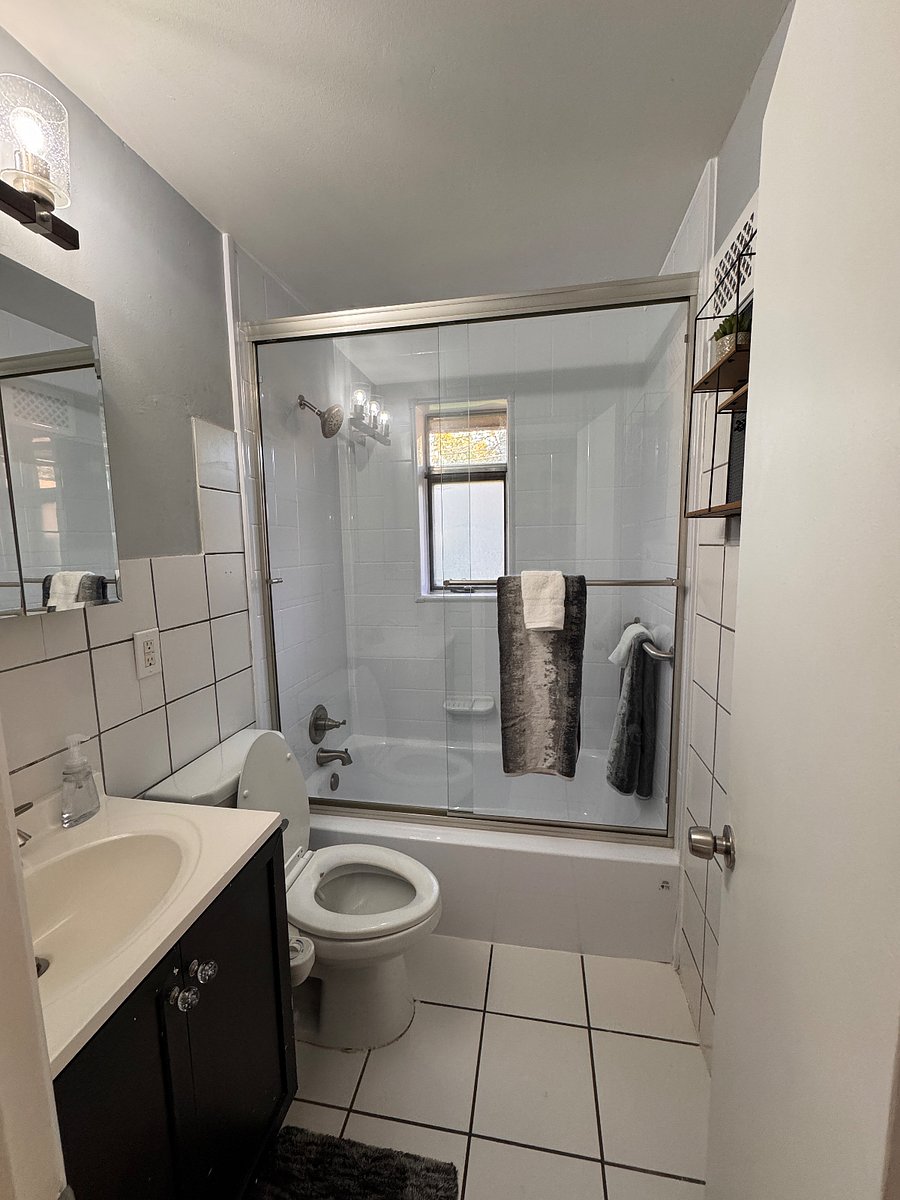 Bathroom - Bidet, Newly updated bath/shower.