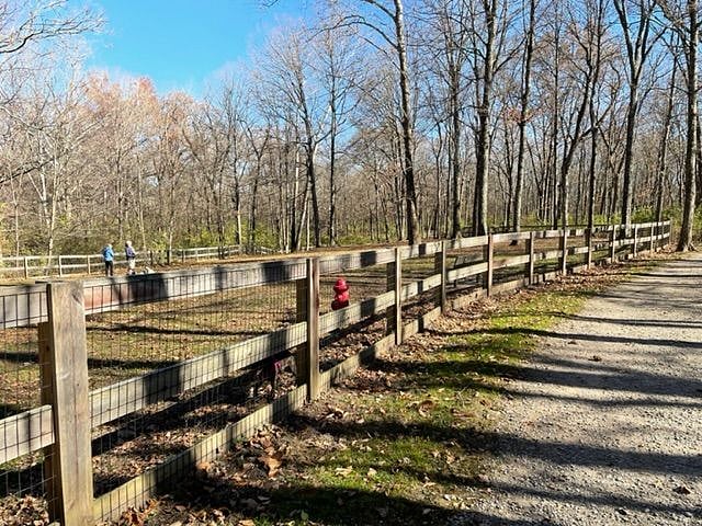 Nearby park with trails