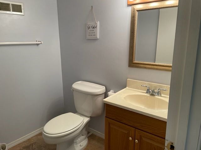 half bath in basement
