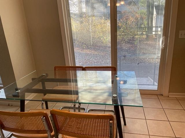 Dining area/extra chairs in closet