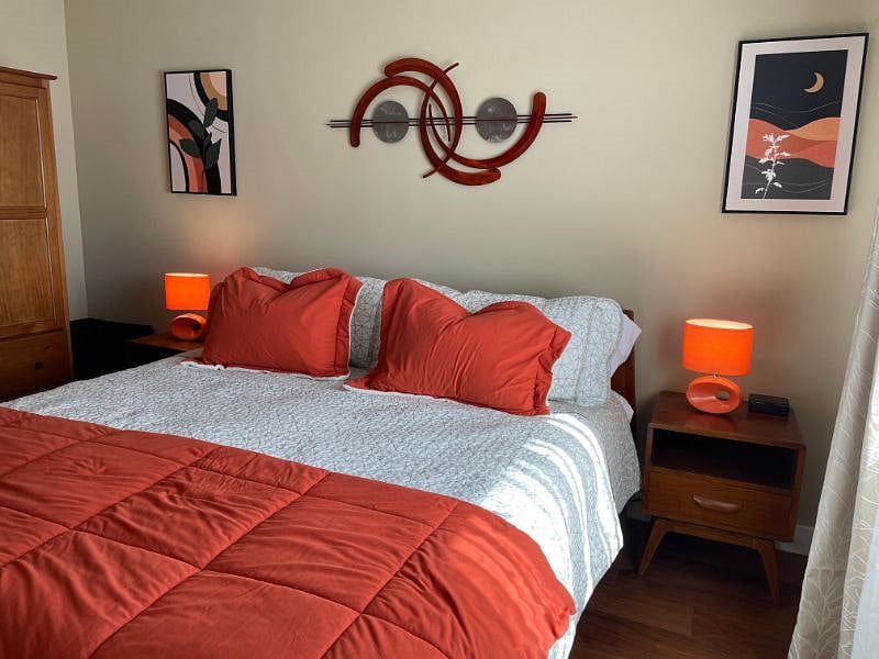 Bedroom 1 with California King bed