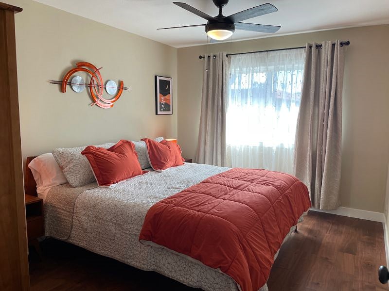 Blackout curtains for those bright mornings when you want to sleep in