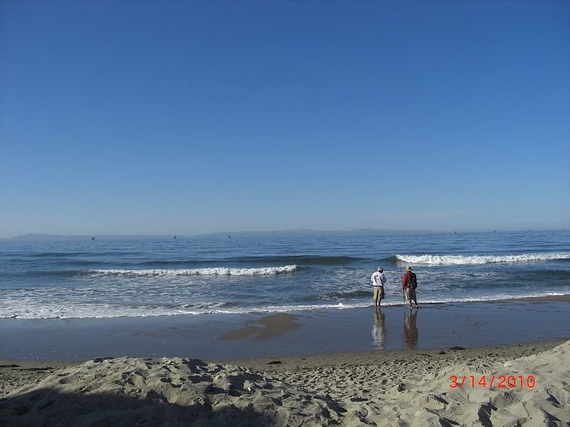 Walk the beach in the morning . . .