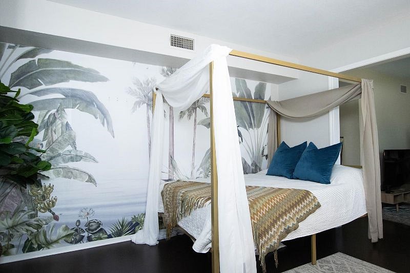 Our Jungle Room Bed 