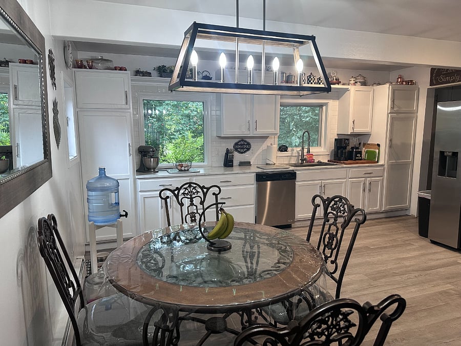 Newly remodeled kitchen