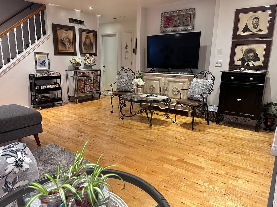 Living room from sunroom