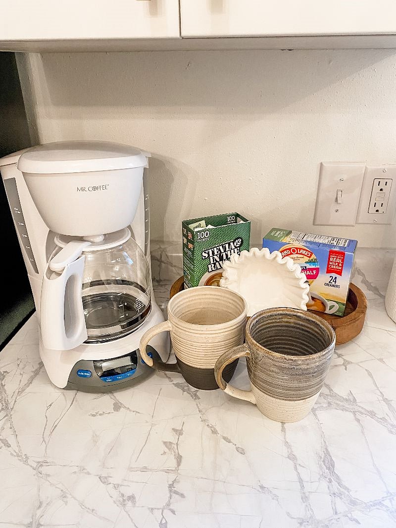 Coffee bar supplied for you