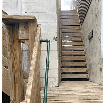 Exterior staircase