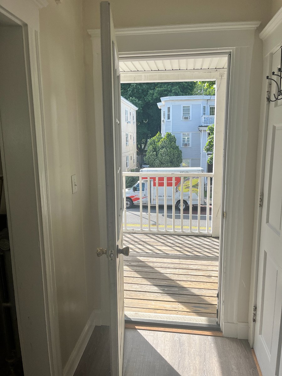 View from foyer - onto patio.