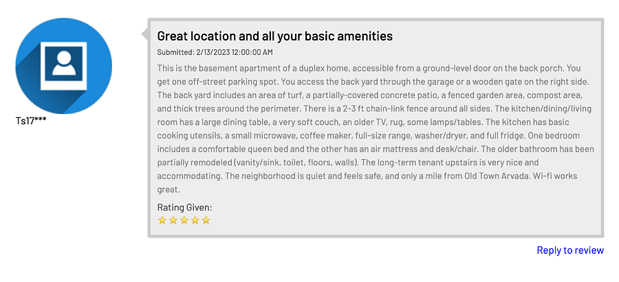 5 Star Reviews!